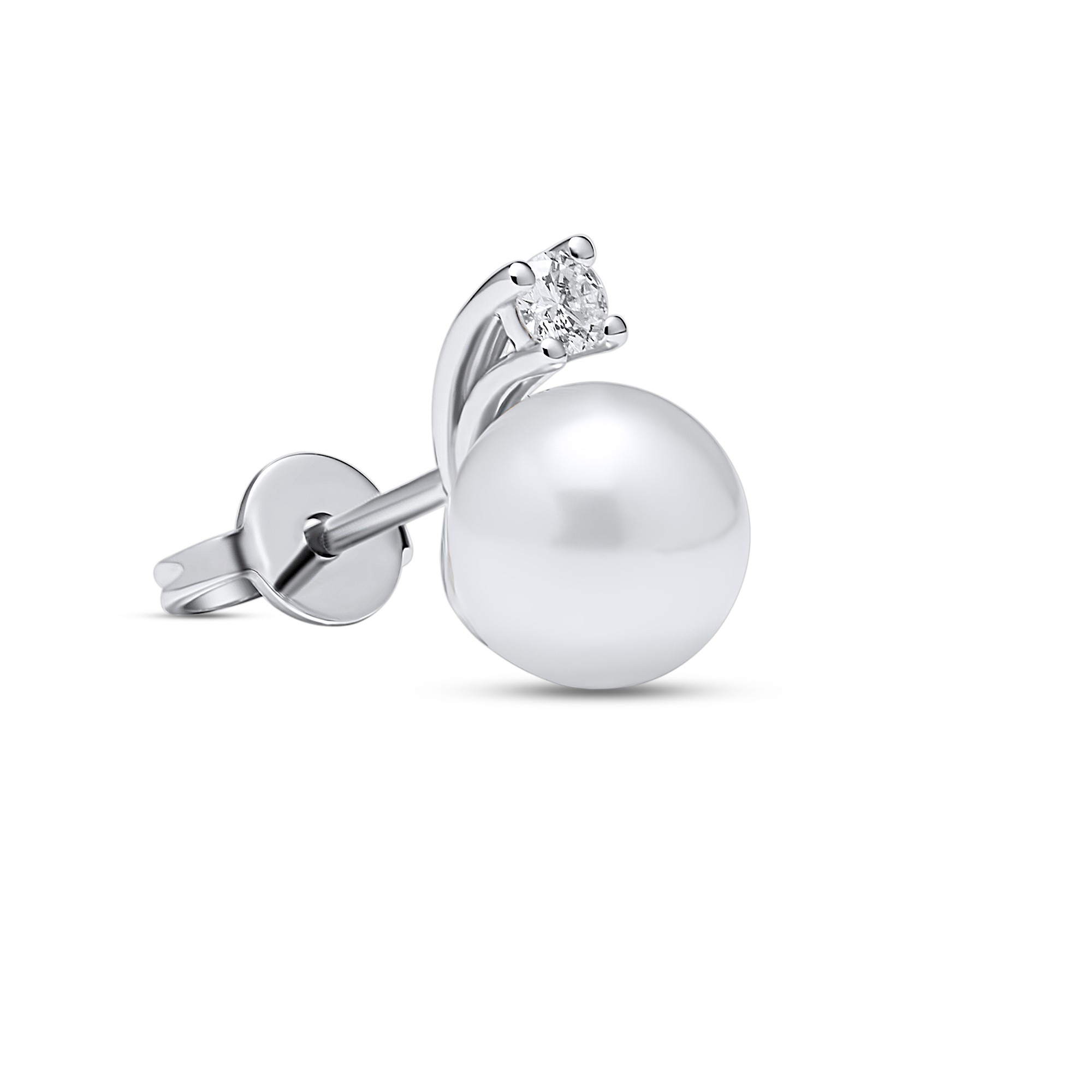Orecchini con perle Akoya e diamanti